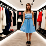 Overspending Temptation**

Prompt: A young woman in a stylish boutique in Milan, surrounded by designer clothes and shoes. She's holding a beautiful dress but looking conflicted, with a thought bubble showing an empty "Fun" bucket. The lighting is bright and inviting, typical of high-end Italian fashion stores.  Emphasis on the conflict between desire and budget awareness. Consider using keywords like "Italian fashion," "budgeting challenge," "shopping temptation."

**